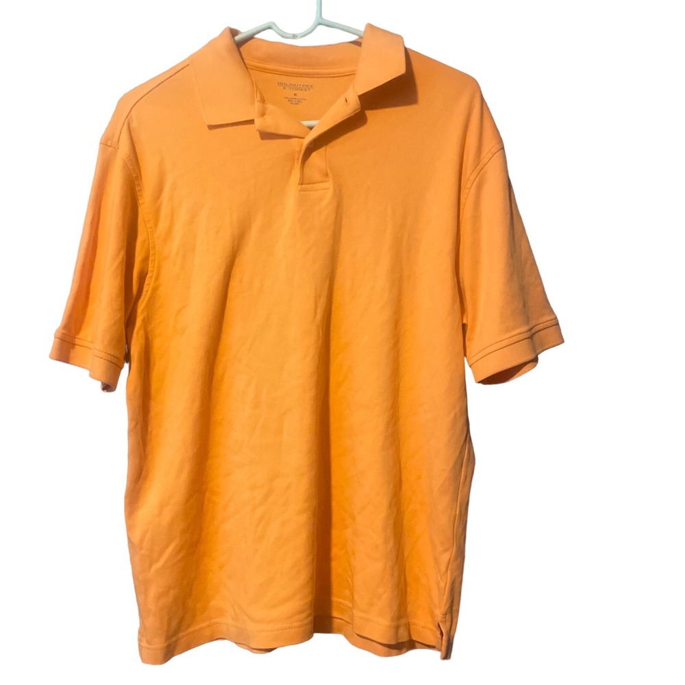 Men's Roundtree & Yorke Medium Orange Polo